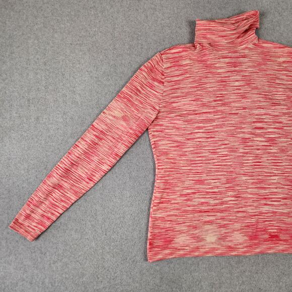 Sundance Turtleneck Womens Size XL Marled Pink Long Sleeve - Picture 4 of 11